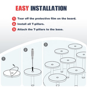 Support d'affichage en acrylique à 7 niveaux pour figurines, présentoir multi-niveaux en acrylique pour collection et organisation de figurines - Product Image 4