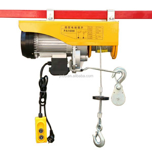Petit élévateur électrique 100kg 200kg 500kg 800kg1000kg 1200kg PA Micro <span class=keywords><strong>Mini</strong></span> palan électrique de construction à câble métallique - Product Image 1