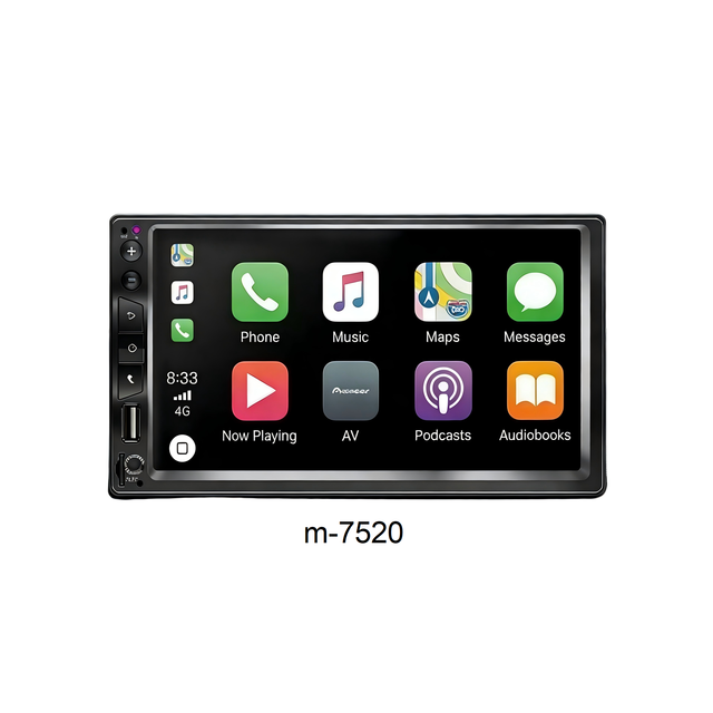 Universal 7 Inch Android Auto & Wireless CarPlay RGB Dashboard Car Multimedia Player with FM//MP3 Amplifier