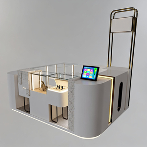 Sang trọng tùy chỉnh nước hoa hiển thị đồ nội thất thanh hiển thị Mall Nước hoa mỹ phẩm <span class=keywords><strong>kiosk</strong></span> để bán Nước hoa <span class=keywords><strong>kiosk</strong></span> đứng - Product Image 4