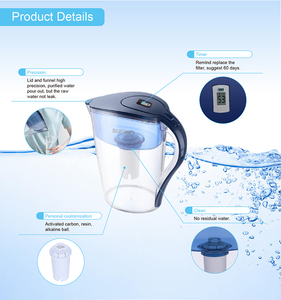 Carafe filtrante à <span class=keywords><strong>eau</strong></span> compacte AQUAPHOR avec 1 cartouche MAXFOR+ 200L - Capacité 2,4L - Blanc - Product Image 4