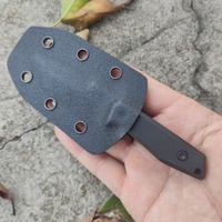 Kleines Survival Tactical Camping Messer mit 420 Stahl G10 Griff Feste Klinge und Kydex Scheide DIY Grade OEM anpassbar