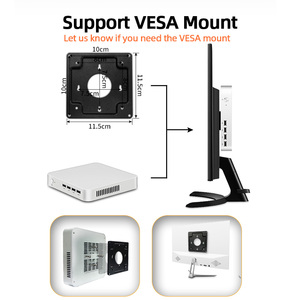 La última computadora de escritorio Oem Pc Mini <span class=keywords><strong>Desktop</strong></span> Amd R5 5500U R7 5700U NVMe Bare Bones Wifi6 Win10 Linux Mini Pcs - Product Image 6