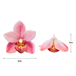 Fiori Artificiali di Orchidea in Lattice Plastico, Piccoli con 6 Petali, Prezzo Basso, Bestseller per Decorazione Casa, Fiori Finti - Product Image 5