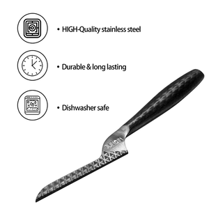 Jinqin فولاذ مقاوم للصدأ محمول باليد أسود ناعم لموديل الجبن المتحمسين والأصدقاء - Product Image 4