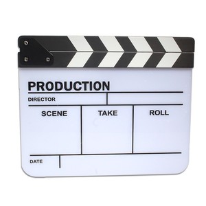 KAMPHO Planche à Clapper Acrylique Colorée, Réalisateur Scène Vidéo, Planche à Clapet pour Film TV, Planche à Découper en Ardoise - Product Image 5