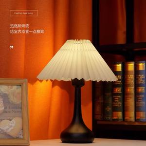 Nordic Retro Style <b>Table</b> <b>Lamp</b> for Bedroom Creative Dormitory Atmosphere Decoration Popular Baby Feeding Night Light - Product Image 2