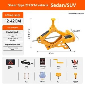 2T/3T Steel Vertical Electric <strong>Jack</strong> Portable <strong>Car</strong>-mounted Wireless Tire Change Pneumatic <strong>Car</strong> SUV Tire <strong>Replacement</strong> Tools - Product Image 6