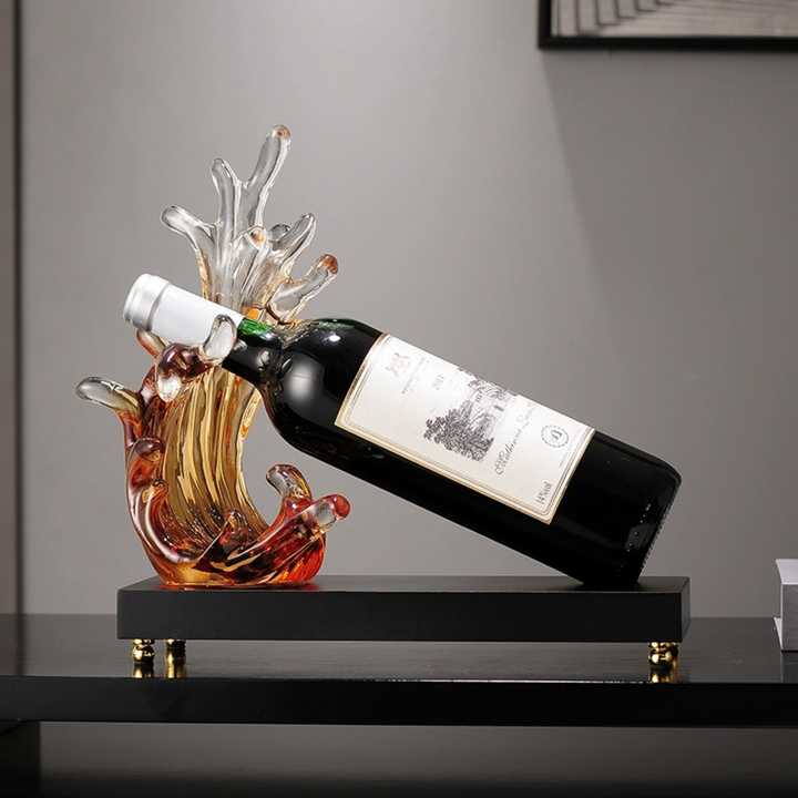 Customized Eco-Friendly Resin Wine Rack Creative Wine Cabinet ...