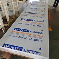 Panneau composite en aluminium miroir couleur personnalisée 3mm 4x8ft pour la décoration murale de magasins de détail