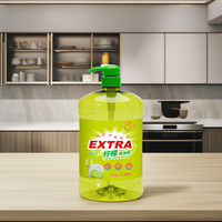Liquide vaisselle OEM de haute qualité 1,5 L, dégraissant facile, étiquette privée personnalisable gratuite, liquide vaisselle jetable pour la cuisine