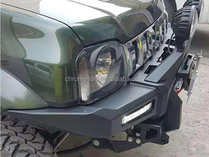 Parachoques de cabrestante delantero (con barra en U y luz antiniebla) para parachoques de coche Old <span class=keywords><strong>Suzuki</strong></span> Jimny 4*4 para accesorios de coche Jimny - Product Image 5