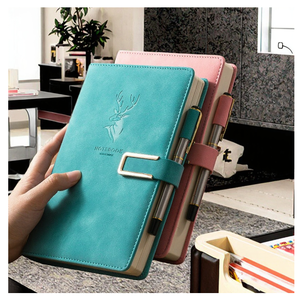 Cuaderno A5 con Logotipo Personalizable, Cubierta de Cuero Imprimible, Cuaderno de Reuniones de Negocios de Alta Calidad y Grosor, Venta al Por Mayor - Product Image 6