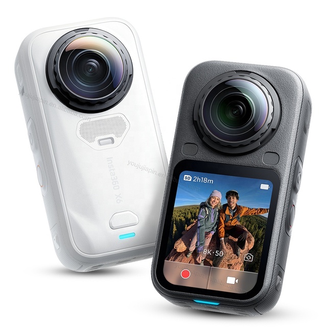 Insta360 X6 8K 360 Action Cam 1in Equivalent Dual Sensor 120MP 20m Waterproof 16K Timelapse Dolby Vision WiFi 6 OEM