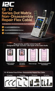 Cable flexible de reparación sin desmontaje I2C Serie 13-16 para Face ID, para placa de activación de matriz de puntos A8S 13-16, para resolver problemas de ventana emergente - Product Image 5