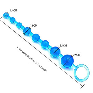 Vente au détail Rotatif Adulte <span class=keywords><strong>Gay</strong></span> Ass Long Plug Jouet Image <span class=keywords><strong>Anal</strong></span> Perles Sex Toys Butt Plugs - Product Image 2