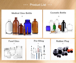 Nuevo Diseño de Envase de Vidrio Azul de 20g, 20ml, 30ml, 50ml, 60ml, 100ml, 250ml con Tapa de ABS para Crema Corporal y Cuidado de la Piel - Product Image 3