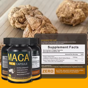 แคปซูลราก Maca สารสกัดจากอาหารเสริมสีดำ <span class=keywords><strong>sexmax</strong></span> อาหารเสริมสมุนไพรเสริมพลังงาน - Product Image 5