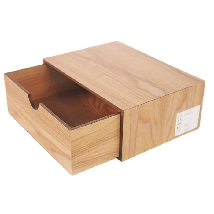 Reliable quality single mini drawer wooden box for storage