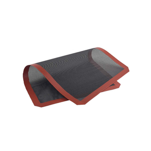 Tapis en silicone antiadhésif ajouré réutilisable pour plaque de cuisson demi-format, idéal pour la cuisson du pain, des pizzas, des macarons, des pâtisseries et des biscuits - Product Image 3