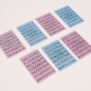 Cartes magiques avec nom de famille 8,5x5,3 cm en plastique, jeu interactif parent-enfant pour deviner l'âge - Product Image 2