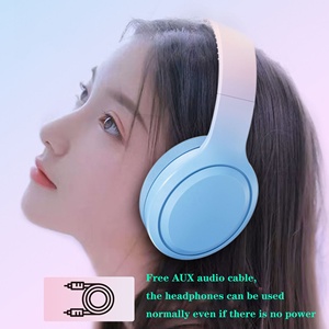 Auriculares de color degradado <span class=keywords><strong>Recarga</strong></span> auriculares inalámbricos Auriculares para juegos de música Llamadas clases en línea Auriculares con batería de larga duración - Product Image 6
