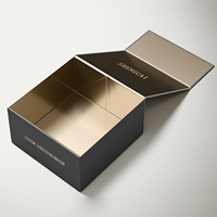 Caja magnética rígida dura de papel de cartón reciclable de tamaño personalizado, caja de regalo magnética plegable de lujo con tapa magnética