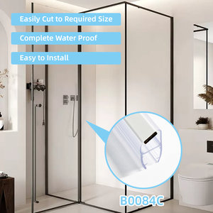 Tira de sellado para puerta corredera de vidrio para baño, sello magnético para puerta de <span class=keywords><strong>ducha</strong></span> para vidrio de 6mm-10mm - Product Image 3