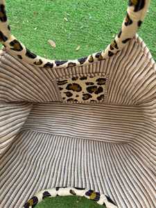 Bolso Tote Acolchado de Algodón con Estampado de Bloques, Espacioso, para Uso Diario, Compras, Viajes, Bolso de Hombro - Product Image 6