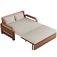 Canapé-lit pliable double usage, nouveau modèle 2026, pour petits appartements, lit escamotable, multifonctionnel intégré pour salon