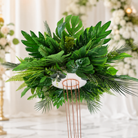 Fleurs artificielles en soie YM populaires, plantes vertes, centre de table de mariage, boule de fleurs de luxe pour la décoration de fête de mariage