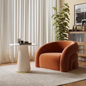 Nordic <span class=keywords><strong>divano</strong></span> singolo sedia Design moderno creativo con luce di lusso per il tempo libero per il soggiorno tavolo da incontro in stile Internet celebrità - Product Image 1