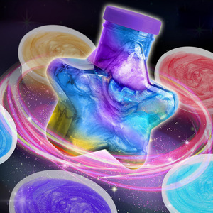 Set de Arcilla de 12 Colores para Manualidades DIY: Slime de Burbujas Efecto Cielo Estrellado, Lodo de Cristal y Lodo Acuático, Juguete de Lodo de Agua, Set Galaxia Cielo Estrellado - Product Image 2