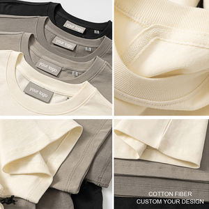 图形t恤聚酯丝网印刷t恤男女通用素色便宜180Gsm棉空白t恤制造商中国男式t恤 - Product Image 2