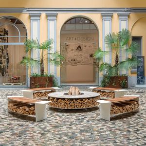 Hot Selling High Quality Custom Corten Steel Freestanding <b>Fire</b> Bowl Outdoor Wood Fuelled Garden <b>Fire</b> <b>Pit</b> - Product Image 4