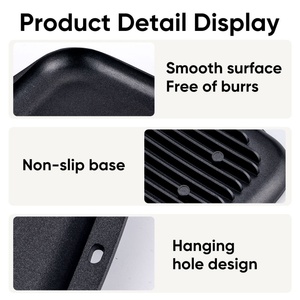 Plateau de décongélation rapide pour viande congelée, plaque de décongélation en aluminium, planche de décongélation rapide et sécurisée, gadget de cuisine en plastique PP écologique - Product Image 3