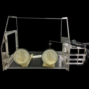 Boîte à gants sous vide à double chambre <span class=keywords><strong>de</strong></span> laboratoire GS-002-B, neuve d'usine, avec composant moteur principal, état d'occasion disponible - Product Image 4