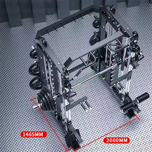 새로운 디자인 다기능 홈 체육관 장비 무게 스택 도매 판매 스틸 스미스 기계 - Product Image 2