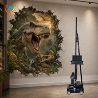Impresora Vertical de Pared Hanjie, Máquina de Impresión de Pared con Tinta UV 3D para Negocios de Murales