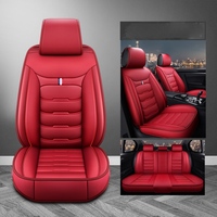 Vente flash - Housse de siège auto 5 places, accessoires auto, cuir PU universel pour KIA/Toyota/Camry/Tesla/Nissan/Civic/Mazda3
