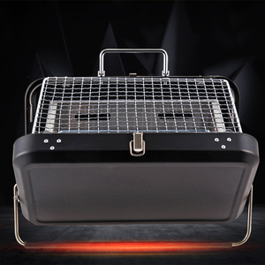 Lò nướng than BBQ di động ngoài trời, dễ dàng lắp ráp, gấp gọn, dùng cho cắm trại, mini - Product Image 5