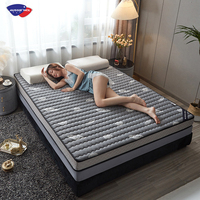 Kaufen Sie Hotel matratzen 2 3 4 Zoll Natur latex Bett Topper Reise Queen King Twin XL Full Size Bett Gel Memory Foam Matratze Topper
