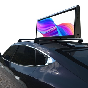 light box panel topper movie message china light sign pantallas lamp top board screen advertising roof hd video taxi led display