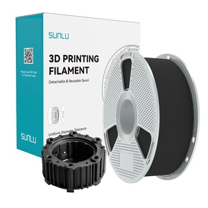 Filament d'imprimante 3D en fibre de carbone PA12-CF, diamètre 1,75/2,85 mm, 1 kg, résistant à la chaleur 175°C, haute résistance aux chocs, anti-usure, léger - Product Image 1