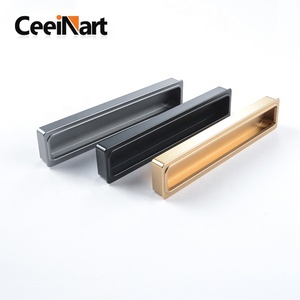 Poignées de quincaillerie en alliage d'aluminium à <span class=keywords><strong>prix</strong></span> raisonnable pour armoires de <span class=keywords><strong>cuisine</strong></span> commodes chambres à coucher utilisation extérieure sur tiroirs - Product Image 2