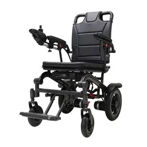 도매 알루미늄 여행 야외 이동성 장비 접이식 전기 전동 휠체어