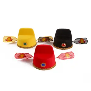 Topi gaya Tiongkok Dinasti Lagu topi champion karakteristik Tiongkok topi dewa kekayaan dapat disesuaikan