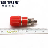 S4401. * M4*32.5MM Terminal de Conexión Niquelado para Amplificador, Altavoz, Cable de Audio, Sonda de Prueba de Potencia para Conector Banana de 4mm