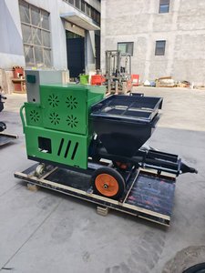 Machine à pulvériser le mortier électrique facile à utiliser, pompe à vis 220V pour la rénovation résidentielle et commerciale - Product Image 2