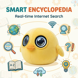 Jouet en peluche de <span class=keywords><strong>canard</strong></span> IA en gros pour l'apprentissage interactif de la parole en maternelle, animal en peluche éducatif précoce pour l'apprentissage des langues - Product Image 5